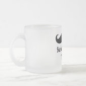 Mustache Mok! Matglas Koffiemok (Links)
