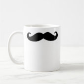 Mustache-Mok met rechtshandige status Koffiemok (Links)