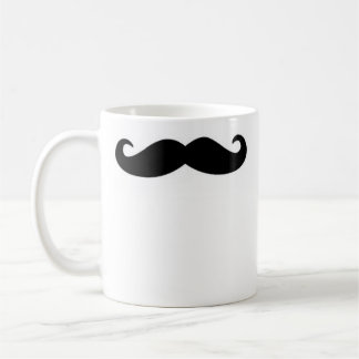 Mustache-Mok met rechtshandige status Koffiemok