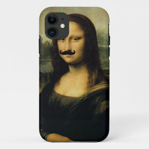 Mustache Mona Lisa Case-Mate iPhone Case