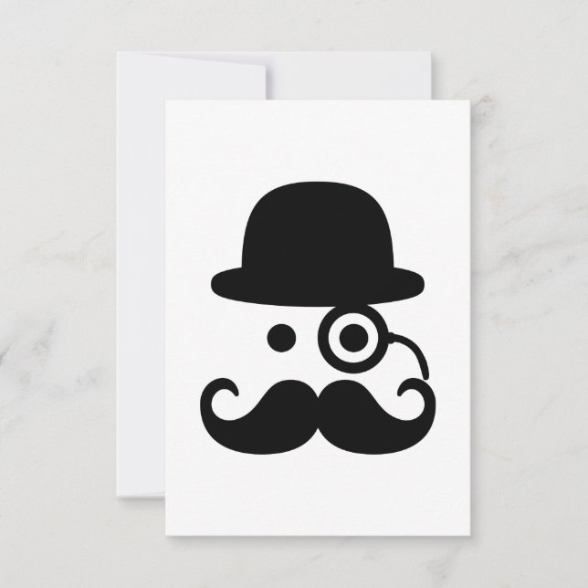 Mustache monocle (Voorkant)
