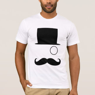 Mustache Monocle & TopHat T-shirt