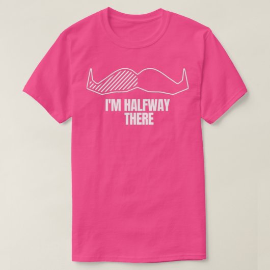 Mustache Movember Classic TShirt (Design voorkant)