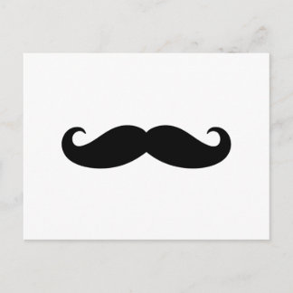 Mustache Mustache, Mustache design Briefkaart