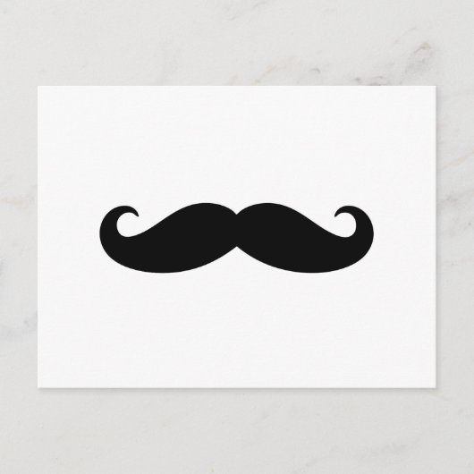 Mustache Mustache, Mustache design Briefkaart (Voorkant)
