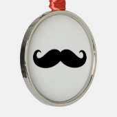 Mustache Mustache, Mustache design Metalen Ornament (Rechts)