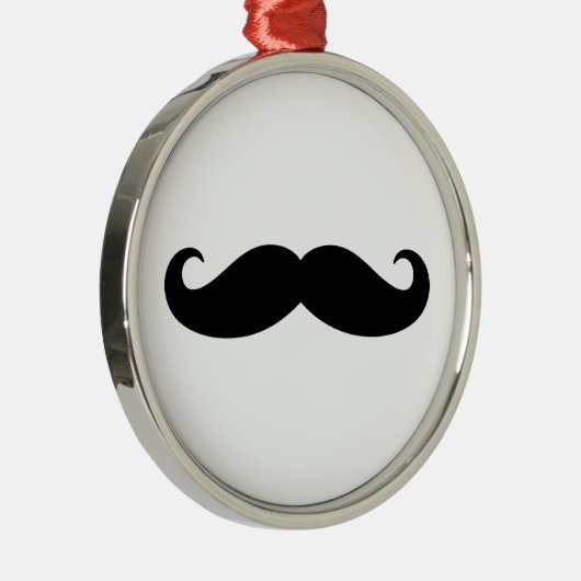 Mustache Mustache, Mustache design Metalen Ornament (Rechts)