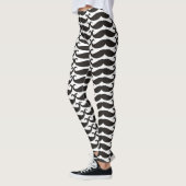Mustache / Mustache / Schnurrbart + jouw naam Leggings (Links)