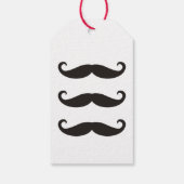 Mustache / Mustache / Schnurrbart + jouw tekst Cadeaulabel (Achterkant)