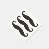 Mustache / Mustache / Schnurrbart + uw ideeën Servet (Hoek)
