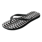 Mustache / Mustache / Schnurrbart + uw ideeën Teenslippers (Schuin)