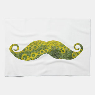 Mustache natuurtea Towel 40,6 x 61 cm Theedoek