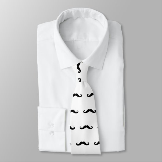 Mustache Necktie Stropdas (Gebonden)