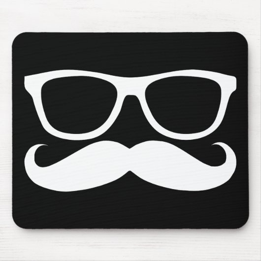 Mustache Nerd Muismat (Voorkant)