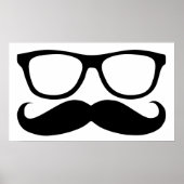 Mustache Nerd Poster (Voorkant)