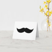 Mustache Note Kaart (Gele Bloem)