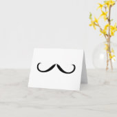 Mustache Note Kaart (Gele Bloem)