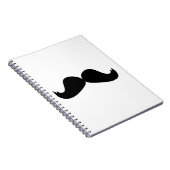 Mustache notebook notitieboek (Rechterzijde)