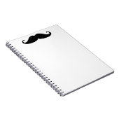 Mustache notebook notitieboek (Rechterzijde)