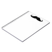 Mustache notebook notitieboek (Linkerzijde)
