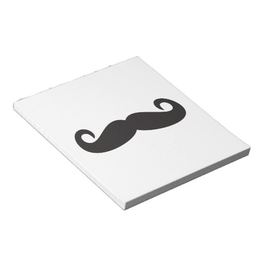 Mustache Notitieblok (Schuin)