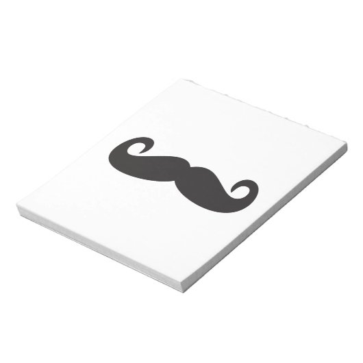 Mustache Notitieblok (Linkerzijde)