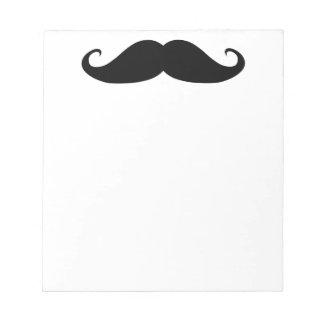 Mustache notitieblok! notitieblok