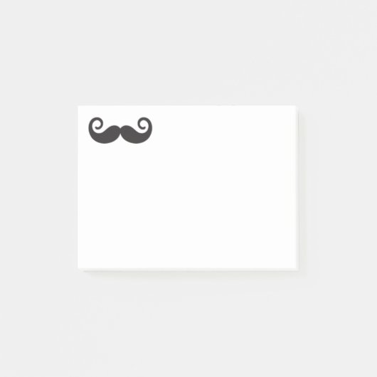 Mustache Notitieblok Post-it® Notes (Voorkant)
