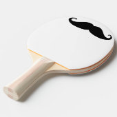 Mustache Paddle Tafeltennisbatje (Voorkant Gekanteld)