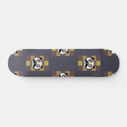 Mustache Panda 3 Persoonlijk Skateboard (Horizontaal)