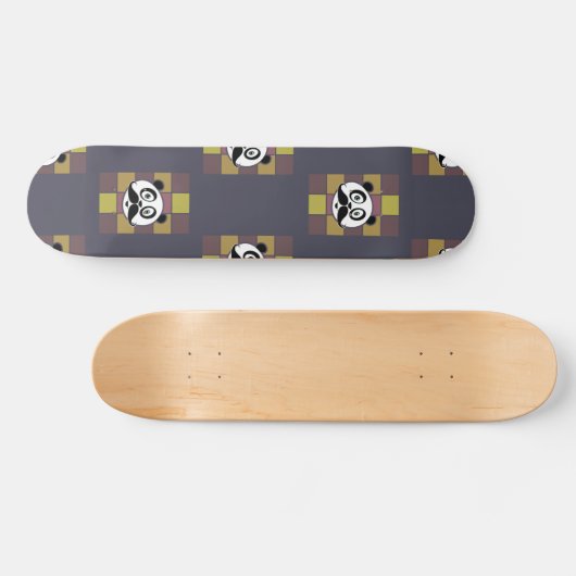 Mustache Panda 3 Persoonlijk Skateboard (Horizontaal)