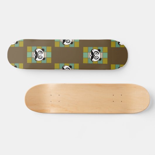 Mustache Panda 4 Persoonlijk Skateboard (Horizontaal)
