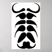 Mustache Party Poster (Voorkant)