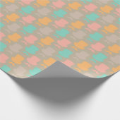 Mustache patroon 2 cadeaupapier (Hoek)