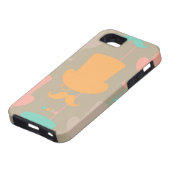 Mustache patroon 2 Case-Mate iPhone case (Onderkant)