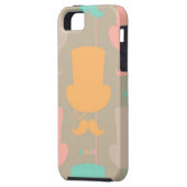 Mustache patroon 2 Case-Mate iPhone case (Achterkant Links)