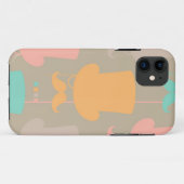 Mustache patroon 2 Case-Mate iPhone case (Achterkant (horizontaal))