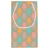 Mustache patroon 2 klein cadeauzakje (Achterkant)