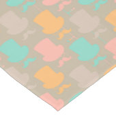 Mustache patroon 2 korte tafelloper (Hoek)