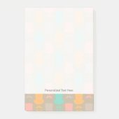 Mustache patroon 2 post-it® notes (Voorkant)