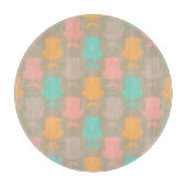 Mustache patroon 2 snijplank (Voorkant)