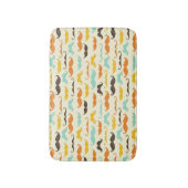 Mustache patroon 3 badmat (Voorkant Verticaal)