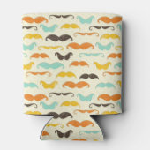 Mustache patroon 3 blikjeskoeler (Achterkant)