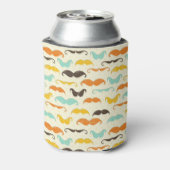 Mustache patroon 3 blikjeskoeler (Blikje Achterkant)