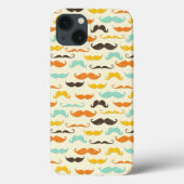 Mustache patroon 3 Case-Mate iPhone case (Achterkant)