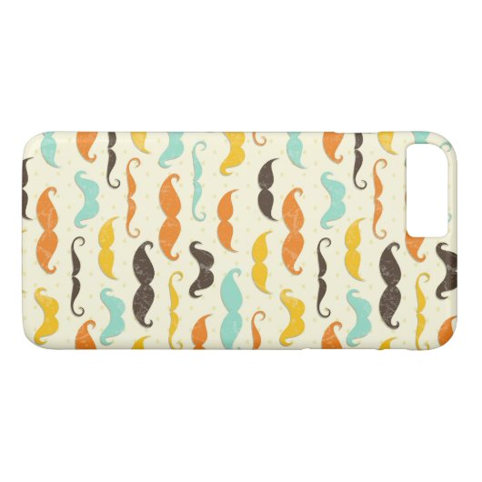 Mustache patroon 3 Case-Mate iPhone case (Achterkant (Horizontaal))