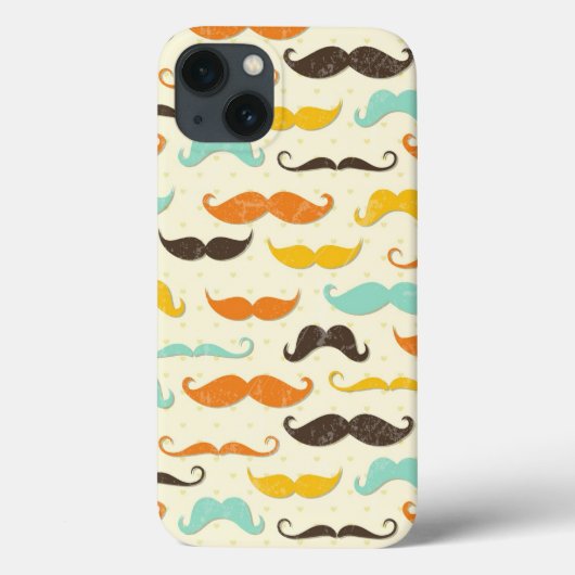 Mustache patroon 3 Case-Mate iPhone case (Achterkant)