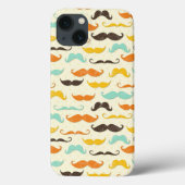 Mustache patroon 3 Case-Mate iPhone case (Achterkant)
