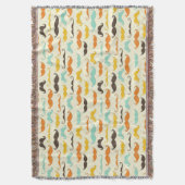 Mustache patroon 3 deken (Voorkant Verticaal)