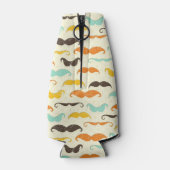 Mustache patroon 3 flesjeskoeler (Achterkant)